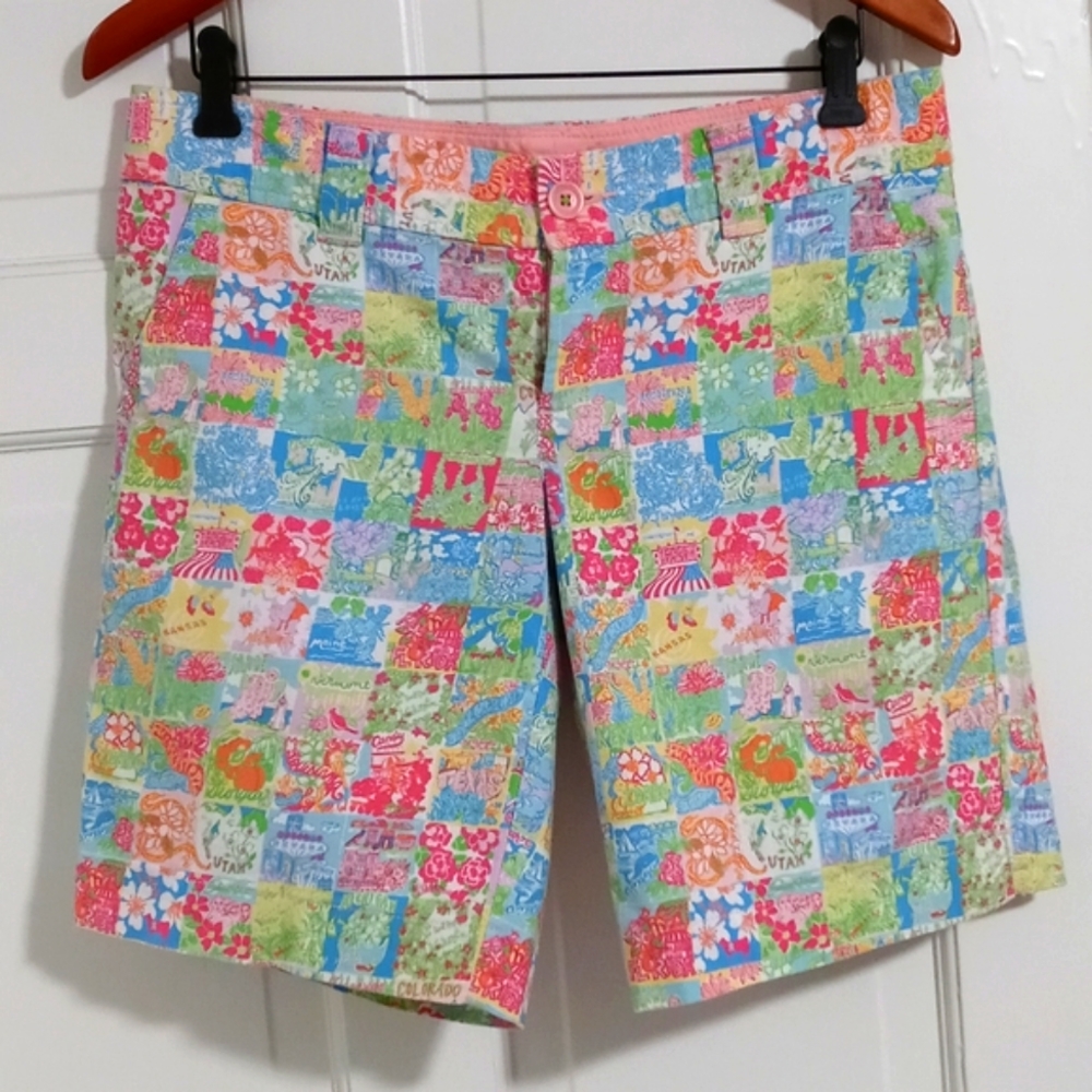 💎Holy Grail💎 Lilly Pulitzer - "Lilly State Of Mind" Bermuda Short